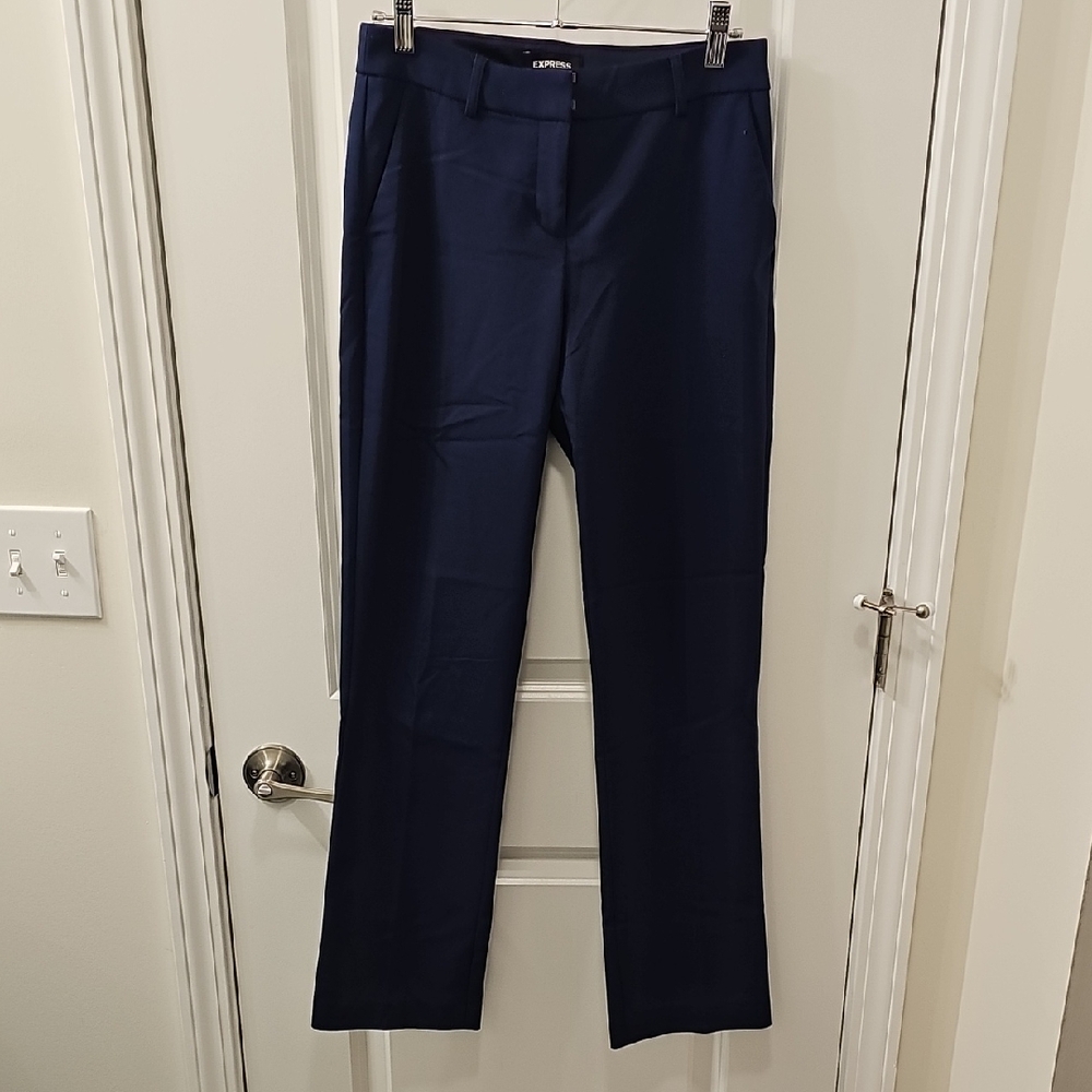 Express Navy Boot Cut Pants